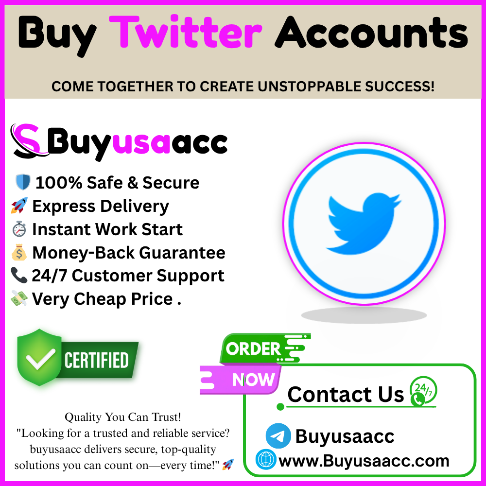 Buy Twitter Accounts - buyusaacc.com