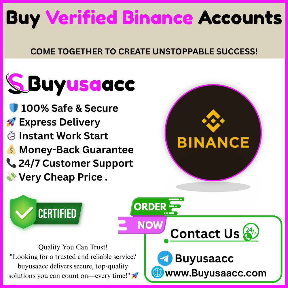 Buy Verified Binance Accounts - buyusaacc.com