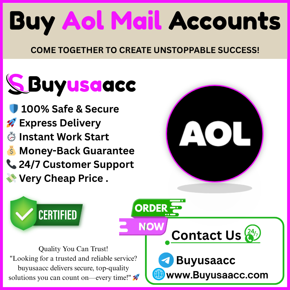Buy Aol Mail Accounts - buyusaacc.com
